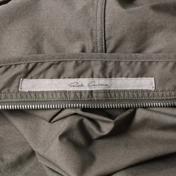 極美品 Rick Owens リックオウエンス ノースリーブ・チュニックドレス ベスト グレー シルバー金具 RU15S4162-PLB 中古 4a008171