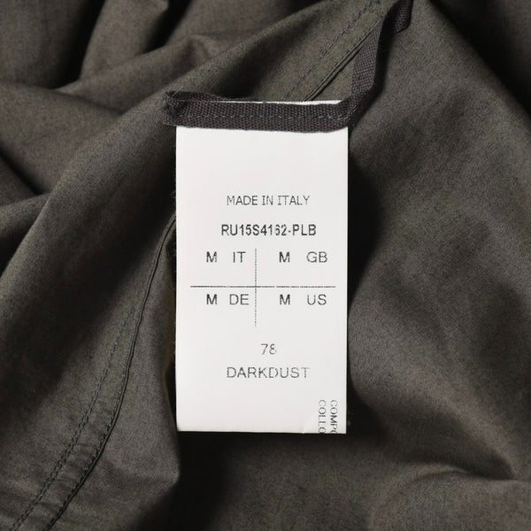 極美品 Rick Owens リックオウエンス ノースリーブ・チュニックドレス ベスト グレー シルバー金具 RU15S4162-PLB 中古 4a008171