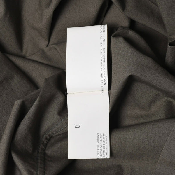 極美品 Rick Owens リックオウエンス ノースリーブ・チュニックドレス ベスト グレー シルバー金具 RU15S4162-PLB 中古 4a008171