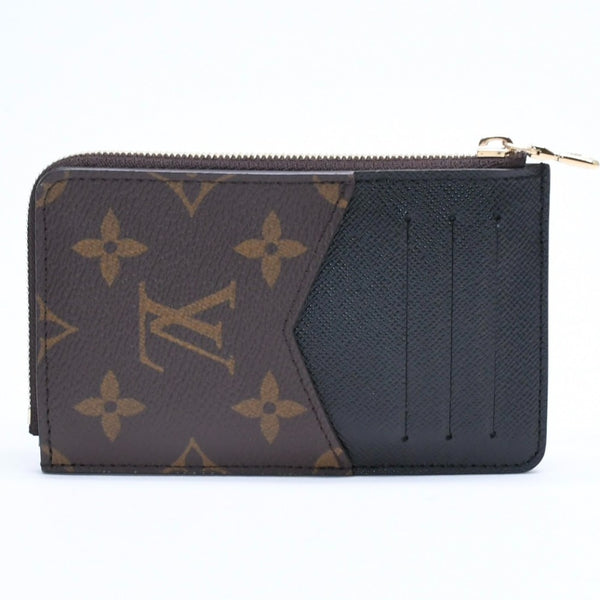 Very Good Condition LOUIS VUITTON Porto Cult Recto Verso Coin Case M69431 Monogram Canvas Brown Black Gold Hardware Used 4a007908