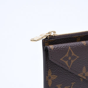 Very Good Condition LOUIS VUITTON Porto Cult Recto Verso Coin Case M69431 Monogram Canvas Brown Black Gold Hardware Used 4a007908