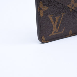 Very Good Condition LOUIS VUITTON Porto Cult Recto Verso Coin Case M69431 Monogram Canvas Brown Black Gold Hardware Used 4a007908