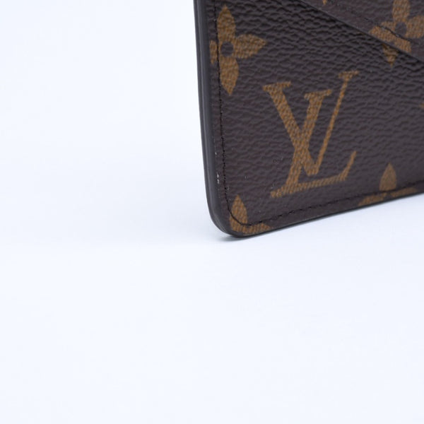 Very Good Condition LOUIS VUITTON Porto Cult Recto Verso Coin Case M69431 Monogram Canvas Brown Black Gold Hardware Used 4a007908