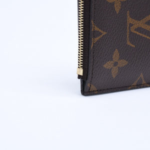 Very Good Condition LOUIS VUITTON Porto Cult Recto Verso Coin Case M69431 Monogram Canvas Brown Black Gold Hardware Used 4a007908