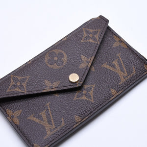 Very Good Condition LOUIS VUITTON Porto Cult Recto Verso Coin Case M69431 Monogram Canvas Brown Black Gold Hardware Used 4a007908