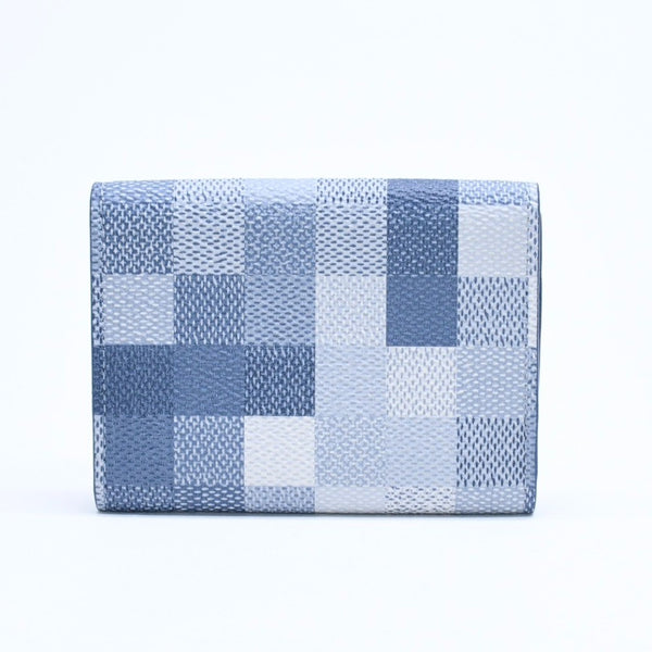 New and unused LOUIS VUITTON Amberop Carte de Visit Card Case M2A103 Monogram Damoflage Indigo Blue Used 4a007909