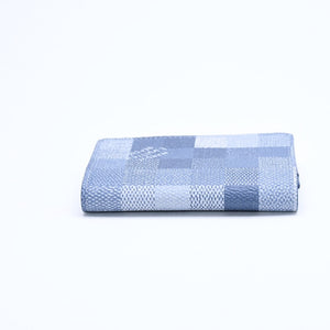 New and unused LOUIS VUITTON Amberop Carte de Visit Card Case M2A103 Monogram Damoflage Indigo Blue Used 4a007909