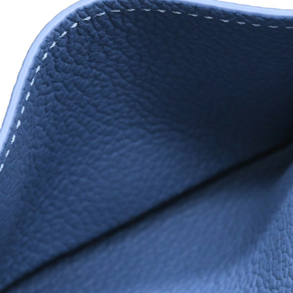 New and unused LOUIS VUITTON Amberop Carte de Visit Card Case M2A103 Monogram Damoflage Indigo Blue Used 4a007909