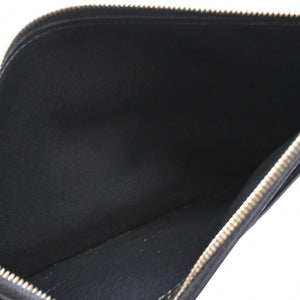 Very Good Condition LOUIS VUITTON Slim Purse Long Wallet M80390 Maron Black Monogram Reverse Gold Hardware Used 4a007907