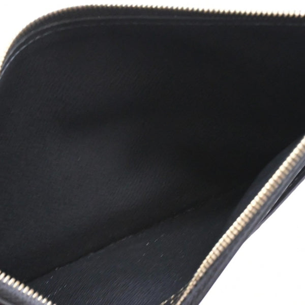 Very Good Condition LOUIS VUITTON Slim Purse Long Wallet M80390 Maron Black Monogram Reverse Gold Hardware Used 4a007907