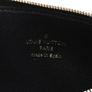 Very Good Condition LOUIS VUITTON Slim Purse Long Wallet M80390 Maron Black Monogram Reverse Gold Hardware Used 4a007907
