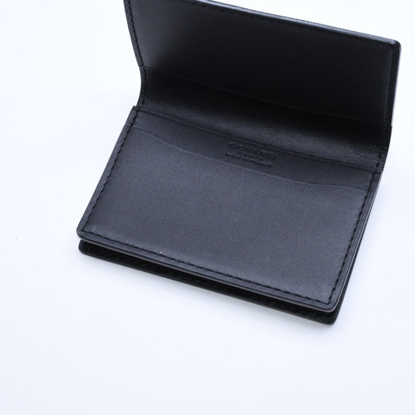 Very good condition GOYARD Malsherbe Card Case Brown Black PVC Leather MALESHPMLTY01CL01X Used 4a007906