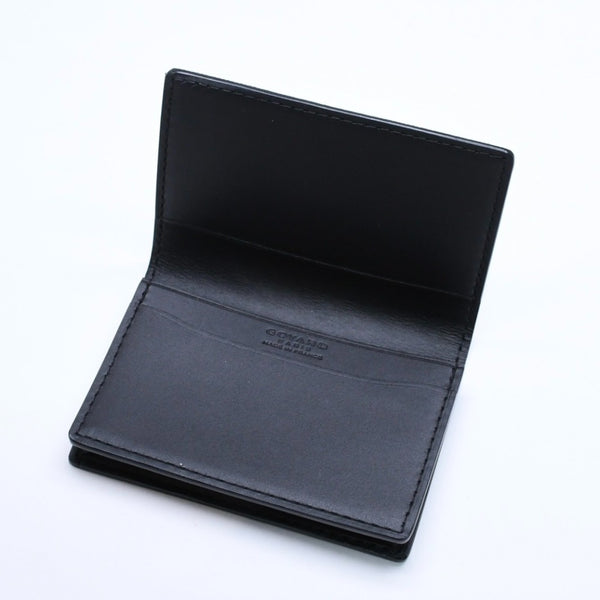 Very good condition GOYARD Malsherbe Card Case Brown Black PVC Leather MALESHPMLTY01CL01X Used 4a007906
