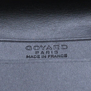 Very good condition GOYARD Malsherbe Card Case Brown Black PVC Leather MALESHPMLTY01CL01X Used 4a007906