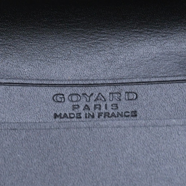 Very good condition GOYARD Malsherbe Card Case Brown Black PVC Leather MALESHPMLTY01CL01X Used 4a007906