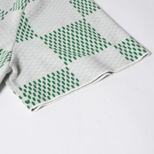 Very Good Condition LOUIS VUITTON 24SS Knit T-shirt RM241 AUR HQN85W Size XL Green White Used 4a008298