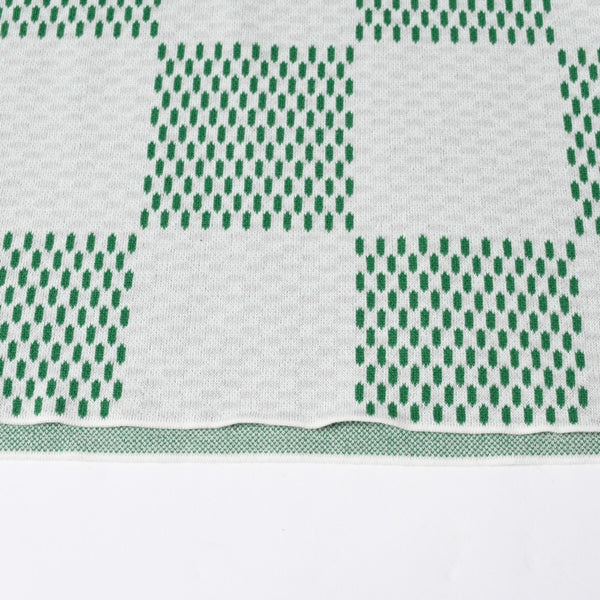 Very Good Condition LOUIS VUITTON 24SS Knit T-shirt RM241 AUR HQN85W Size XL Green White Used 4a008298