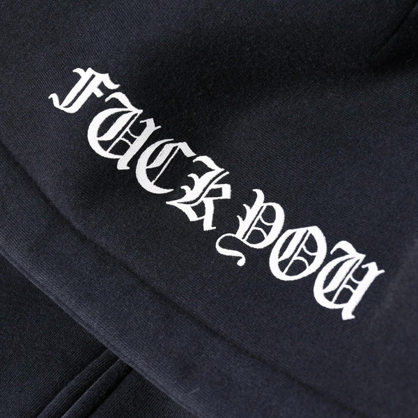 極美品 CHROME HEARTS クロムハーツ パーカー スウェット オールドホースシュー フーディー Old Horseshoe Hoodie 黒 ブラック サイズL 中古 4a008299