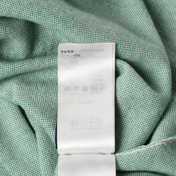 Very Good Condition LOUIS VUITTON 24SS Knit T-shirt RM241 AUR HQN85W Size XL Green White Used 4a008298