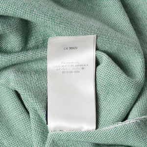 Very Good Condition LOUIS VUITTON 24SS Knit T-shirt RM241 AUR HQN85W Size XL Green White Used 4a008298