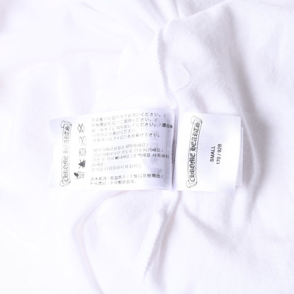 CHROME HEARTS クロムハーツ ホノルル限定 半袖ポケットTシャツ ホースシュー CHロゴ CHシャイン スパイラルロゴ Sサイズ ホワイト 美品 中古 4a008310
