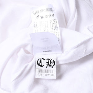 CHROME HEARTS クロムハーツ ホノルル限定 半袖ポケットTシャツ ホースシュー CHロゴ CHシャイン スパイラルロゴ Sサイズ ホワイト 美品 中古 4a008310