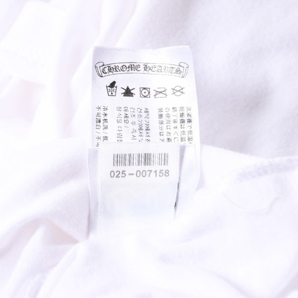 CHROME HEARTS クロムハーツ ホノルル限定 半袖ポケットTシャツ ホースシュー CHロゴ CHシャイン スパイラルロゴ Sサイズ ホワイト 美品 中古 4a008310