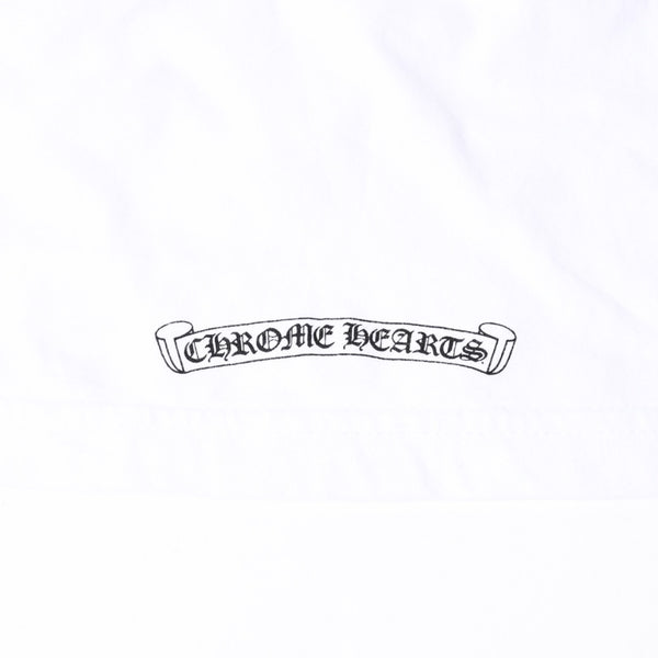 CHROME HEARTS クロムハーツ ホノルル限定 半袖ポケットTシャツ ホースシュー CHロゴ CHシャイン スパイラルロゴ Sサイズ ホワイト 美品 中古 4a008310