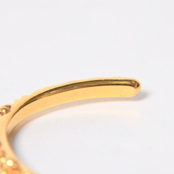 極美品 CHROME HEARTS クロムハーツ 22K SBT BAND BANGLE 22K SBT バンド バングル 重量約33.00g 22k/1998刻印 中古 4a008312