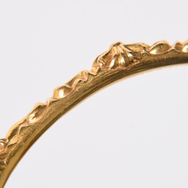 極美品 CHROME HEARTS クロムハーツ 22K SBT BAND BANGLE 22K SBT バンド バングル 重量約33.00g 22k/1998刻印 中古 4a008312