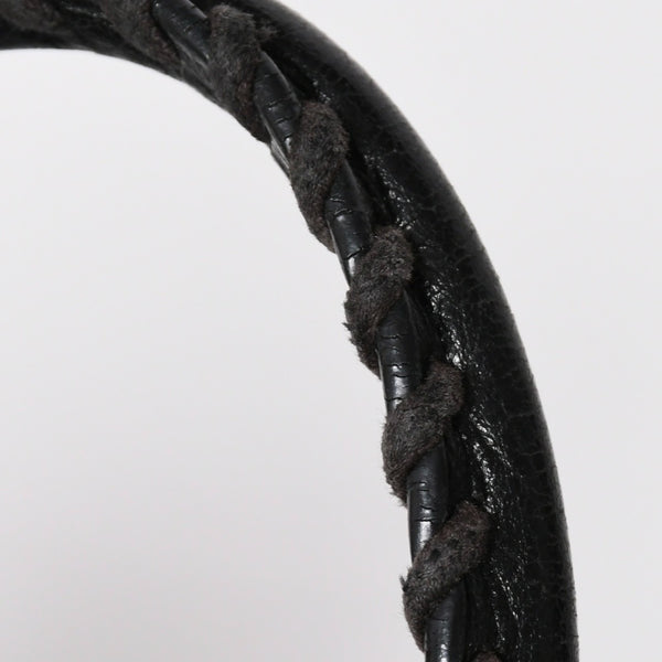 極美品 BALENCIAGA バレンシアガ クラシックシティ ショルダーバッグ 431621 レザー ブラック シルバー金具 中古 4a008318