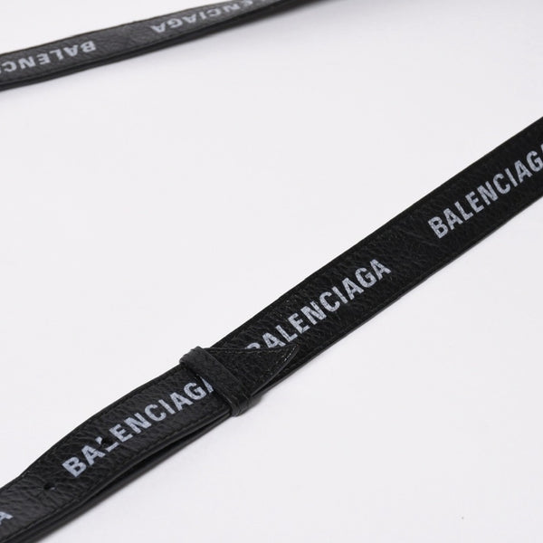 極美品 BALENCIAGA バレンシアガ クラシックシティ ショルダーバッグ 431621 レザー ブラック シルバー金具 中古 4a008318
