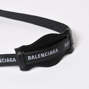 極美品 BALENCIAGA バレンシアガ クラシックシティ ショルダーバッグ 431621 レザー ブラック シルバー金具 中古 4a008318