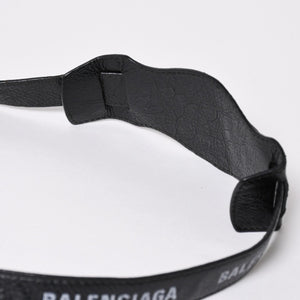 極美品 BALENCIAGA バレンシアガ クラシックシティ ショルダーバッグ 431621 レザー ブラック シルバー金具 中古 4a008318