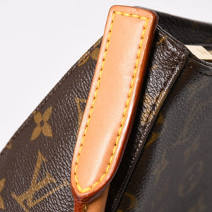 Very Good Condition LOUIS VUITTON Looping MM One Shoulder Bag M51146 Monogram PVC Leather Brown Gold Hardware Used 4a008387
