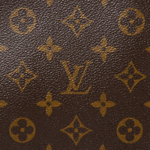 Very Good Condition LOUIS VUITTON Looping MM One Shoulder Bag M51146 Monogram PVC Leather Brown Gold Hardware Used 4a008387