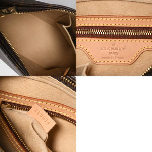 Very Good Condition LOUIS VUITTON Looping MM One Shoulder Bag M51146 Monogram PVC Leather Brown Gold Hardware Used 4a008387