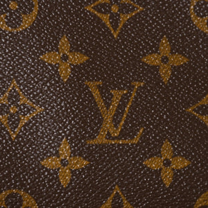 極美品 LOUIS VUITTON ルイヴィトン ルーピングMM ワンショルダーバッグ M51146 モノグラム PVC レザー ブラウン ゴールド金具 中古 4a008388