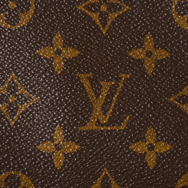 極美品 LOUIS VUITTON ルイヴィトン ルーピングMM ワンショルダーバッグ M51146 モノグラム PVC レザー ブラウン ゴールド金具 中古 4a008388
