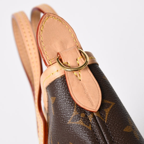 極美品 LOUIS VUITTON ルイヴィトン ネヴァーフルBB ハンドバッグ M46705 ショルダーバッグ 2WAY モノグラム ブラウン PVC レザー 中古 4a008393