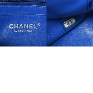 極美品 CHANEL シャネル ミニマトラッセ 20 チェーンショルダーバッグ 21番台 ココマーク キャビアスキン ブルー 中古 4a008327