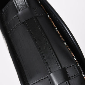 極美品 GOYARD ゴヤール BELVEDERE PM ベルヴェデーレPM ショルダーバッグ ブラック PVC レザー シルバー金具 中古 4a008420