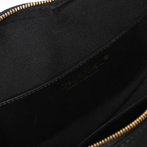 新品同様 CHANEL シャネル HEART BAG ハート チェーンショルダーバッグ AS5764 ランダム番台 ココマーク ラムスキン ブラック 中古 4a008591
