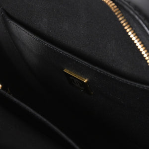 新品同様 CHANEL シャネル HEART BAG ハート チェーンショルダーバッグ AS5764 ランダム番台 ココマーク ラムスキン ブラック 中古 4a008591