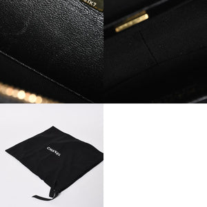 新品同様 CHANEL シャネル HEART BAG ハート チェーンショルダーバッグ AS5764 ランダム番台 ココマーク ラムスキン ブラック 中古 4a008591