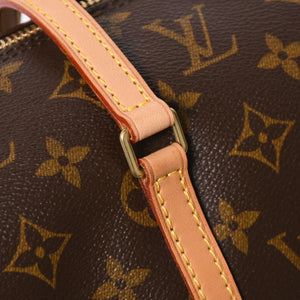 新品同様 LOUIS VUITTON ルイヴィトン パピヨン30 ハンドバッグ M51385 筒型 モノグラム PVC レザー ブラウン 中古 4a008344