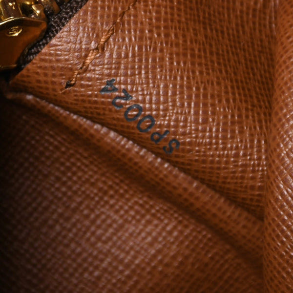 新品同様 LOUIS VUITTON ルイヴィトン パピヨン30 ハンドバッグ M51385 筒型 モノグラム PVC レザー ブラウン 中古 4a008344