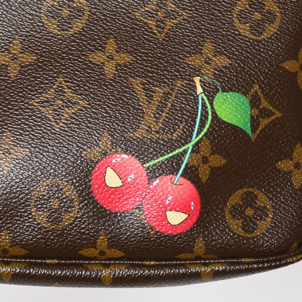 Very Good LOUIS VUITTON Monogram Cherry Pochette Accessory Accessory Pouch Takashi Murakami M95008 Used 4b010846