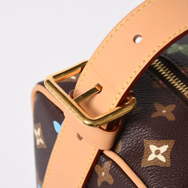 Like new LOUIS VUITTON Tyler Rocker Dop Kit Handbag Monogram Craggy M47069 Brown Used 4a008317