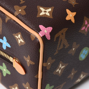Like new LOUIS VUITTON Tyler Rocker Dop Kit Handbag Monogram Craggy M47069 Brown Used 4a008317